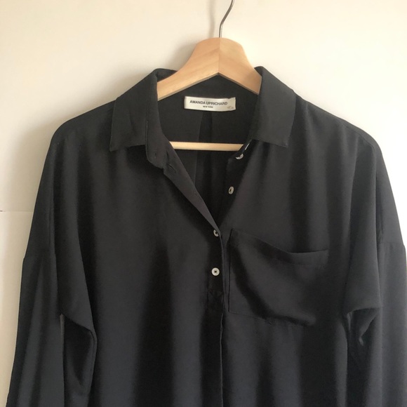 NWT Amanda Uprichard Button Detail Blouse Size XS - Picture 6 of 7